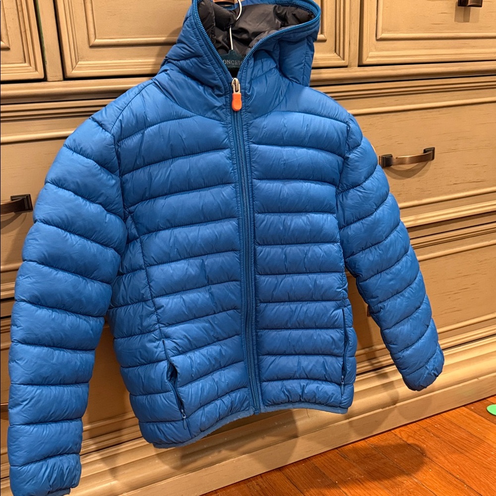 SAVE THE DUCK Bright Blue Quilted Jacket